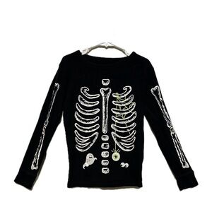 Skeleton Glow-in-the-Dark Pajamas Set By Cat & Jack (Size 12 Kids)
